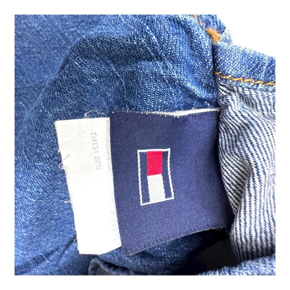 Vintage Tommy Hilfiger Denim Pillowcase Sham Jeans Standard Size Retro Blue - Picture 4 of 7